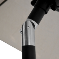 Umbrela de protectie solara pentru gradina, diametru de 2.7 m, crem, Vivo, PU27